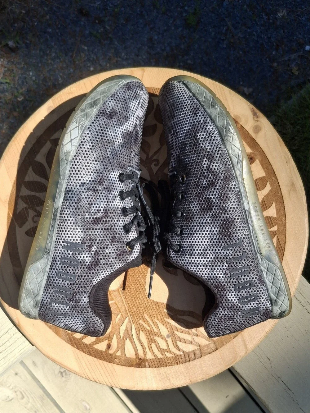 NOBULL Black Camo Superfabric Unisex Trainers Sneakers Men 8.5 Women 10